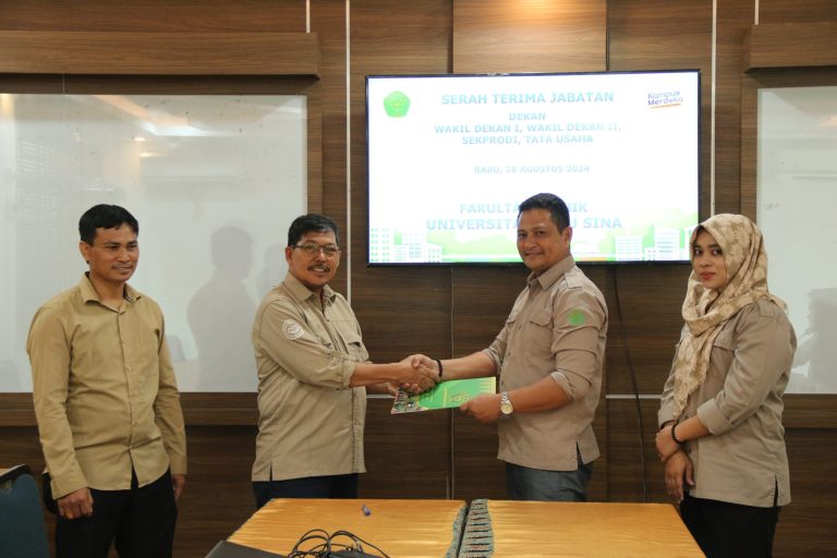 FT UIS Gelar Serah Terima Jabatan: Tandai Era Baru Kepemimpinan